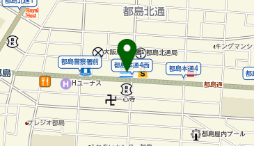 ファミリーマート 都島北通店の地図画像