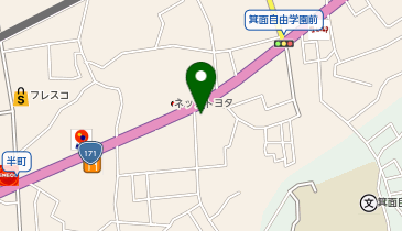 ファミリーマート 箕面半町店の地図画像