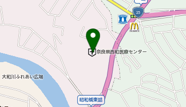 ファミリーマート 奈良県西和医療センター店の地図画像