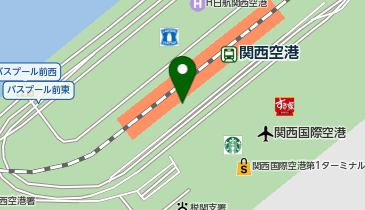 ファミリーマート 関西空港駅店の地図画像