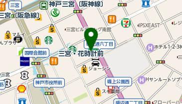 ファミリーマート 神戸磯上通店の地図画像