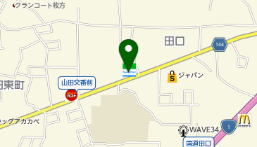 ファミリーマート 枚方田口二丁目店の地図画像