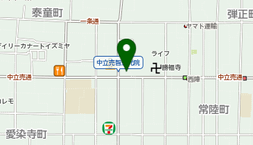 ファミリーマート 中立売智恵光院店の地図画像