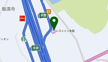 ファミリーマート EXPASA多賀下り店の地図画像