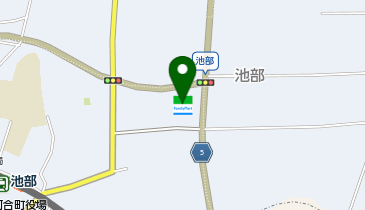 ファミリーマート 河合町池部店の地図画像
