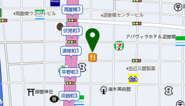 ファミリーマート 道修町三丁目店の地図画像