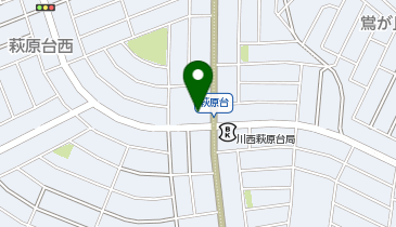 ファミリーマート 川西萩原台店の地図画像