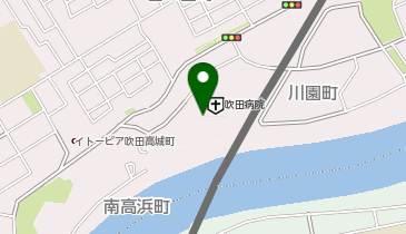 ファミリーマート 済生会吹田病院店の地図画像
