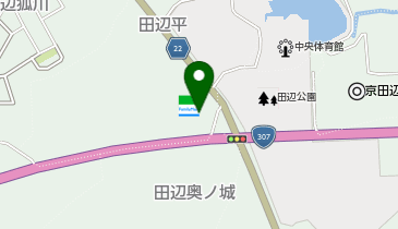 ファミリーマート 京田辺公園店の地図画像