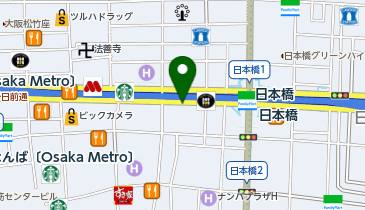 ファミリーマート なんばウォーク店の地図画像
