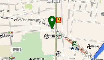 ファミリーマート 天満駅前店の地図画像