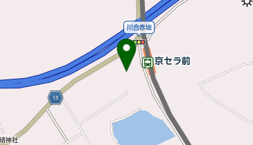 ファミリーマート 東近江川合町店の地図画像