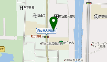 ファミリーマート 京都府立医科大学附属病院店の地図画像