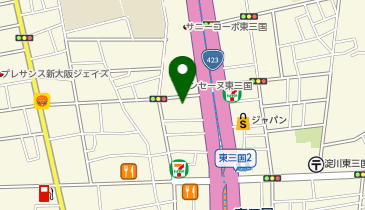 ファミリーマート 東三国五丁目店の地図画像