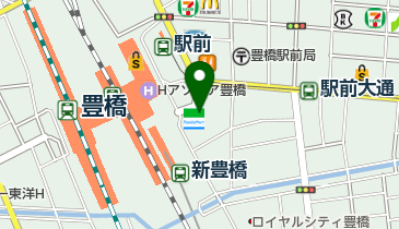 ファミリーマート 豊橋駅東口店の地図画像
