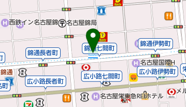 ファミリーマート 錦三七間町通店の地図画像