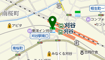 ファミリーマート 刈谷駅南口店の地図画像