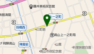 ファミリーマート 高山上二之町店の地図画像