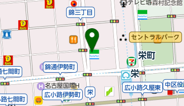 ファミリーマート 栄大津通店の地図画像
