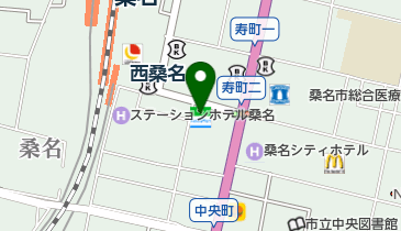 ファミリーマート 桑名駅前店の地図画像