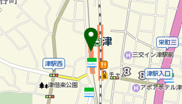 ファミリーマート 近鉄津駅ホーム店の地図画像