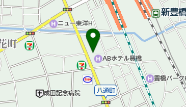 ファミリーマート 豊橋白河町店の地図画像