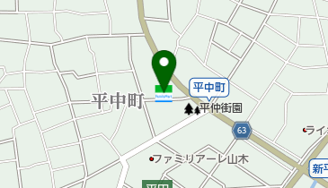 ファミリーマート 名古屋平中町店の地図画像