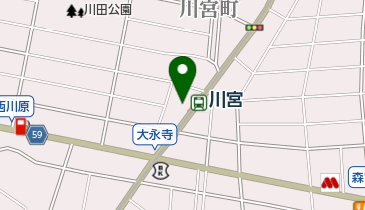 ファミリーマート 守山川宮町店の地図画像
