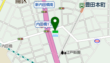 ファミリーマート 内田橋店の地図画像