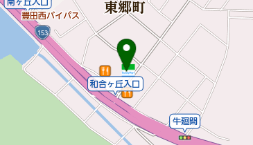 ファミリーマート 東郷町和合店の地図画像