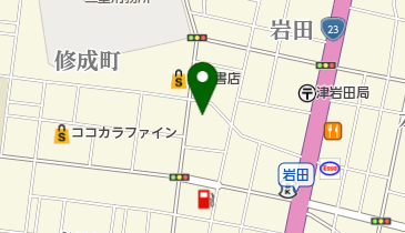 ファミリーマート 津岩田町店の地図画像