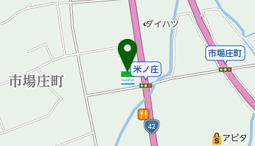 ファミリーマート みくも店の地図画像