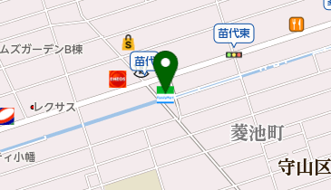ファミリーマート 守山苗代店の地図画像