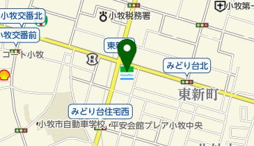 ファミリーマート 小牧東新町店の地図画像