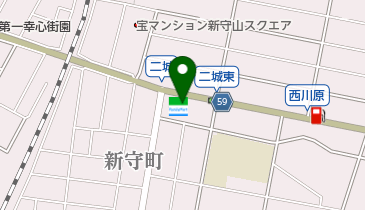 ファミリーマート 守山二城店の地図画像