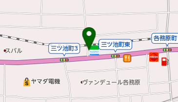 ファミリーマート 鵜沼三ツ池町店の地図画像