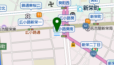 ファミリーマート 広小路葵店の地図画像