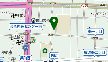 ファミリーマート 葵北店の地図画像