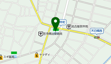 ファミリーマート 新赤坪店の地図画像