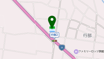 ファミリーマート 明和ルート23号店の地図画像