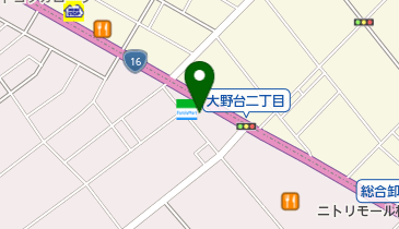 ファミリーマート 大野台二丁目店の地図画像