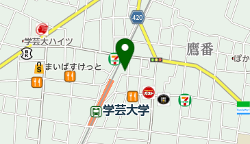 ファミリーマート 学芸大学駅前店の地図画像