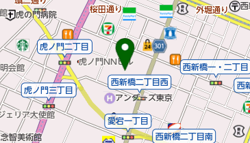 ファミリーマート アーバン・ファミマ虎ノ門HBT店の地図画像