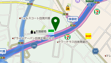 ファミリーマート 目黒青葉台四丁目店の地図画像