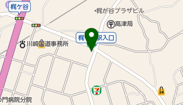 ファミリーマート 川崎梶ケ谷店の地図画像