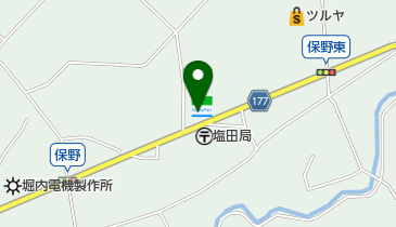 ファミリーマート 上田保野店の地図画像