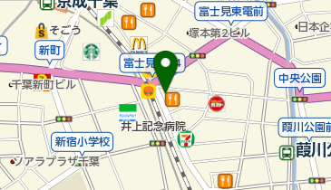 ファミリーマート 千葉富士見店の地図画像
