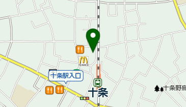 ファミリーマート 北区十条西口店の地図画像