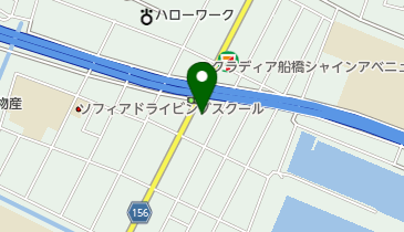 ファミリーマート 船橋湊町店の地図画像