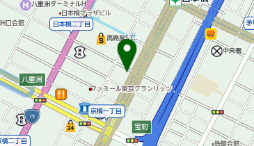 ファミリーマート 日本橋三丁目店の地図画像